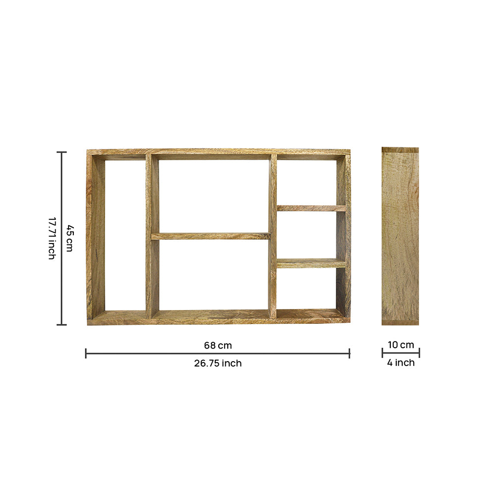 Wood Shelf For Wall (Home Décor)