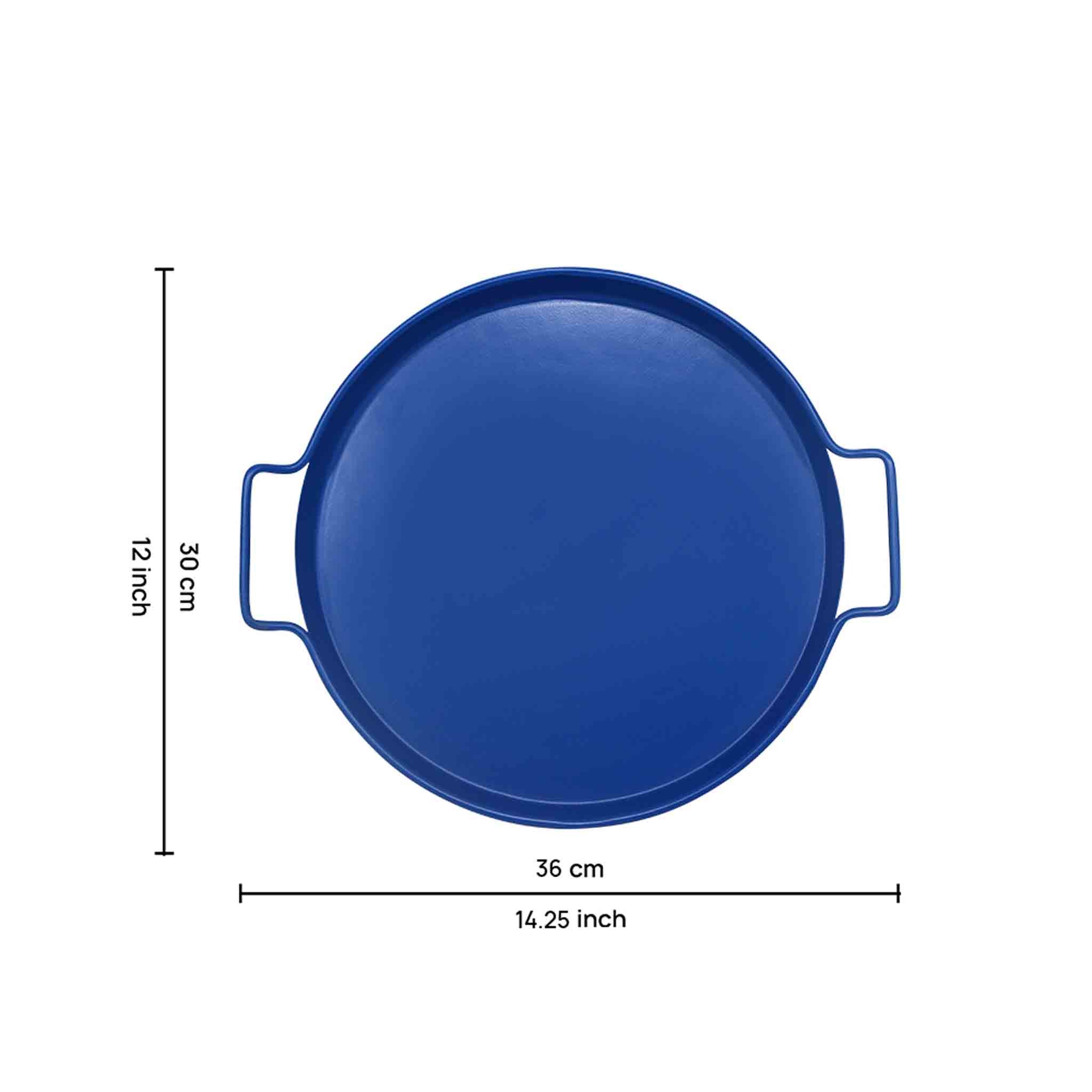 Metal Serving Tray With Handle For Parties & Occasions