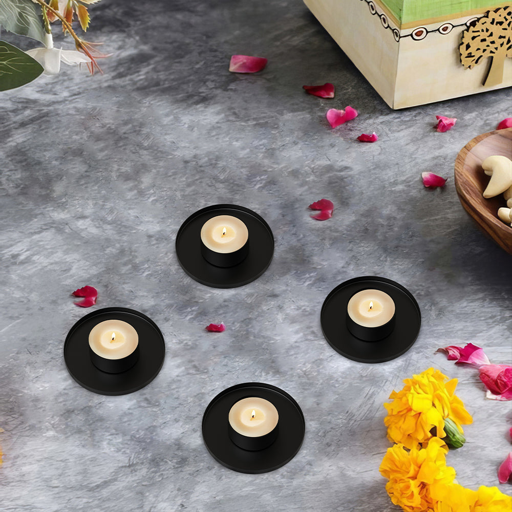 Pack Of 4 Tea Candle Holder, Tea light Holders Set