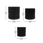 Pack of 3 Iron Planter Pot For Indoor And Outdoor Décor