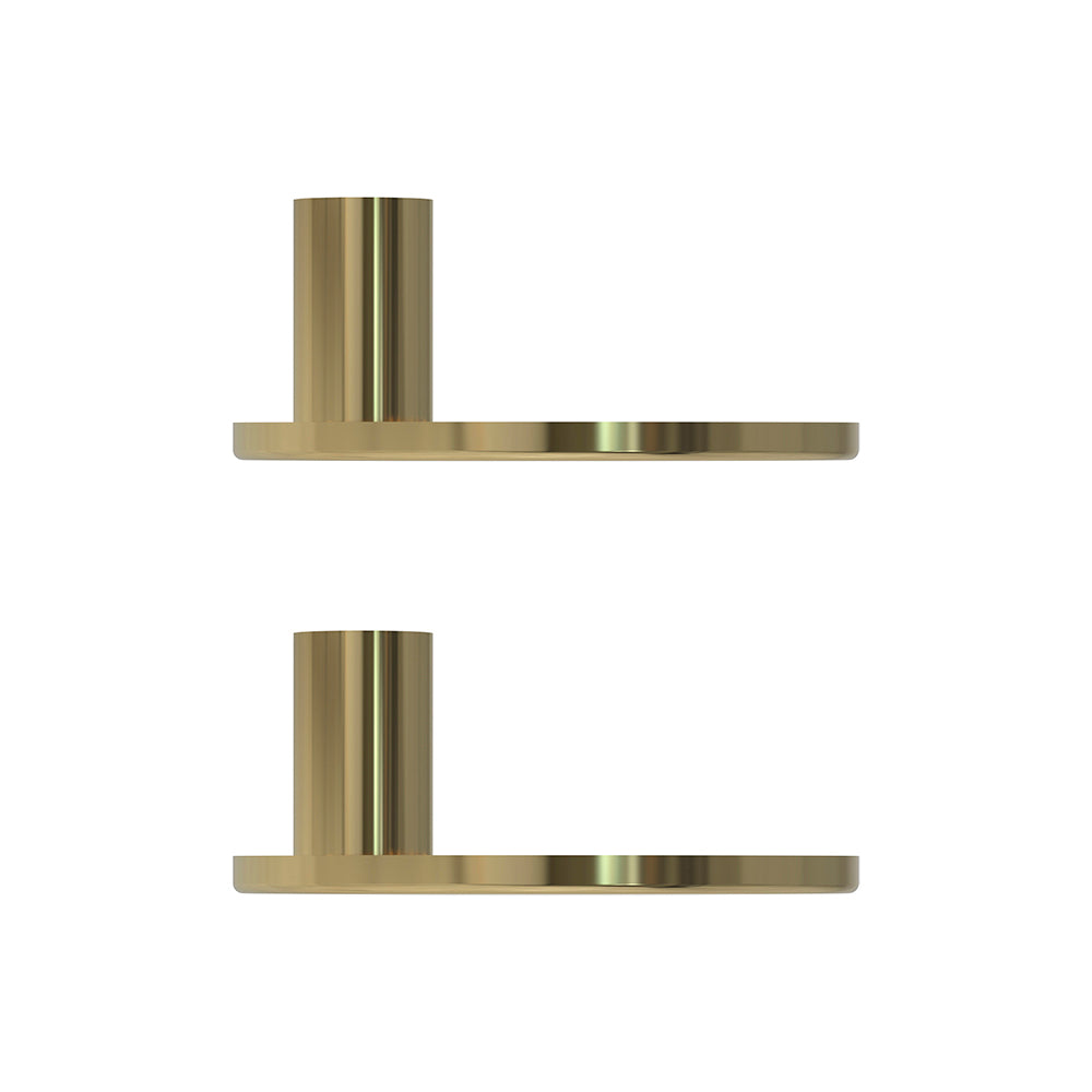 Pack Of 2 Candle Holder, Steel Tealight Holder Gold