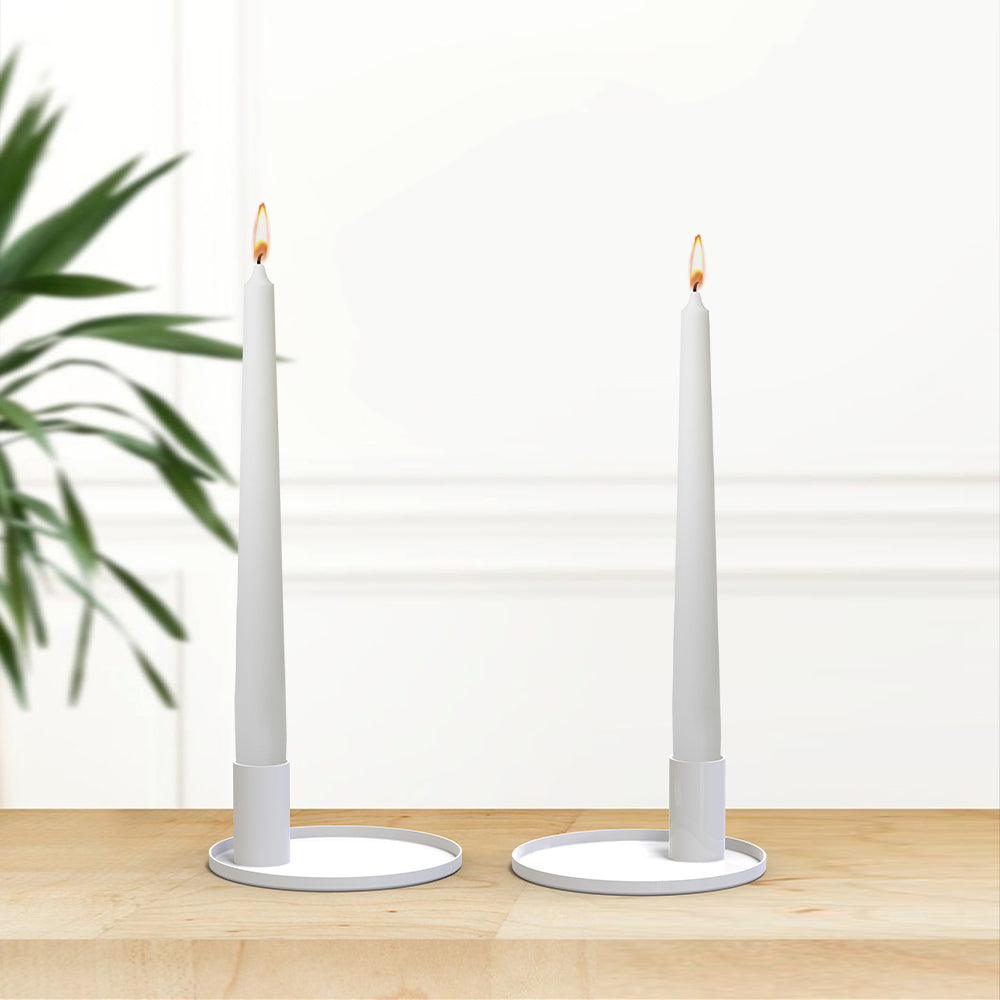 Pack Of 2 Candle Holder, Steel Tealight Holder