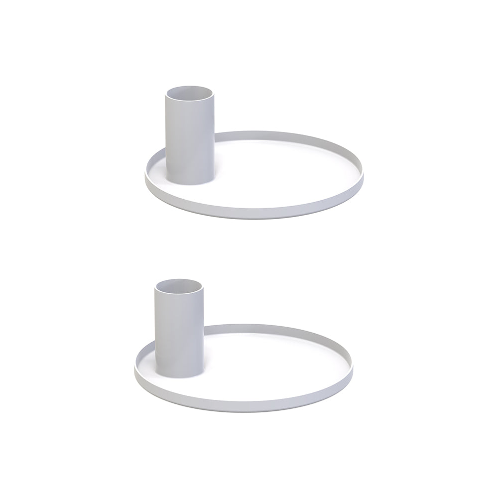 Pack Of 2 Candle Holder, Steel Tealight Holder