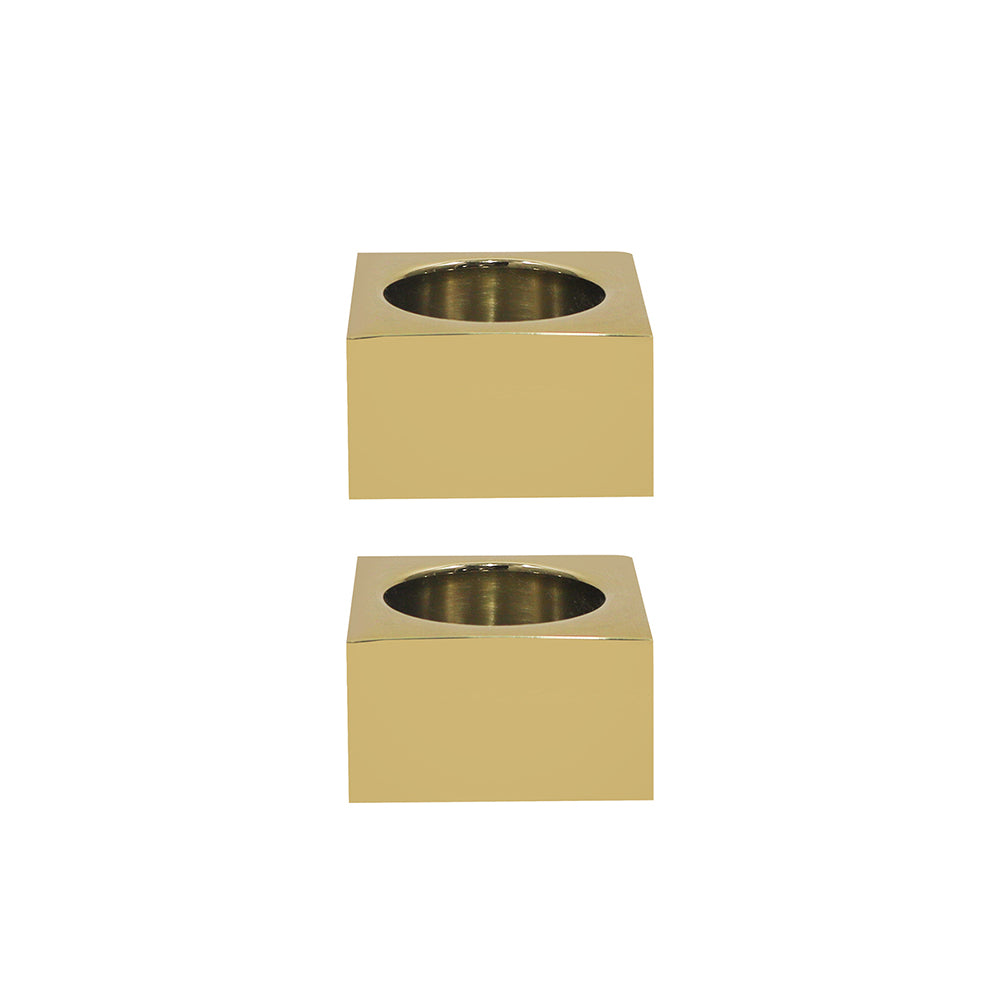 Pack Of 2 Tea Light Holder, Steel Candle Holder