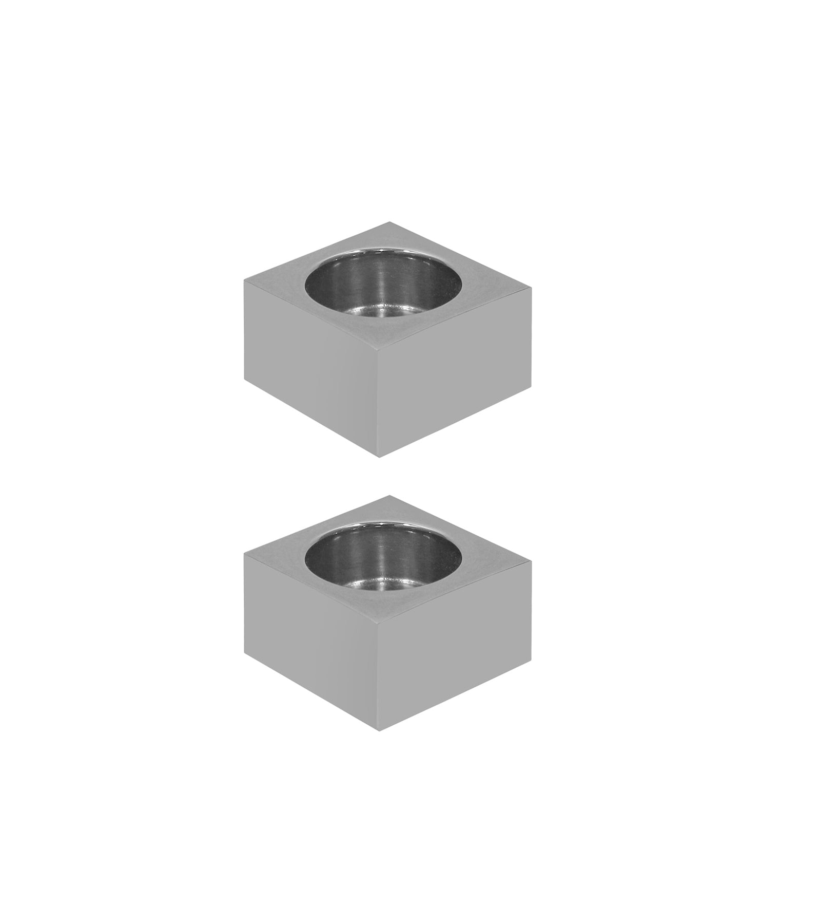Pack Of 2 Tea Light Holder, Steel Candle Holder