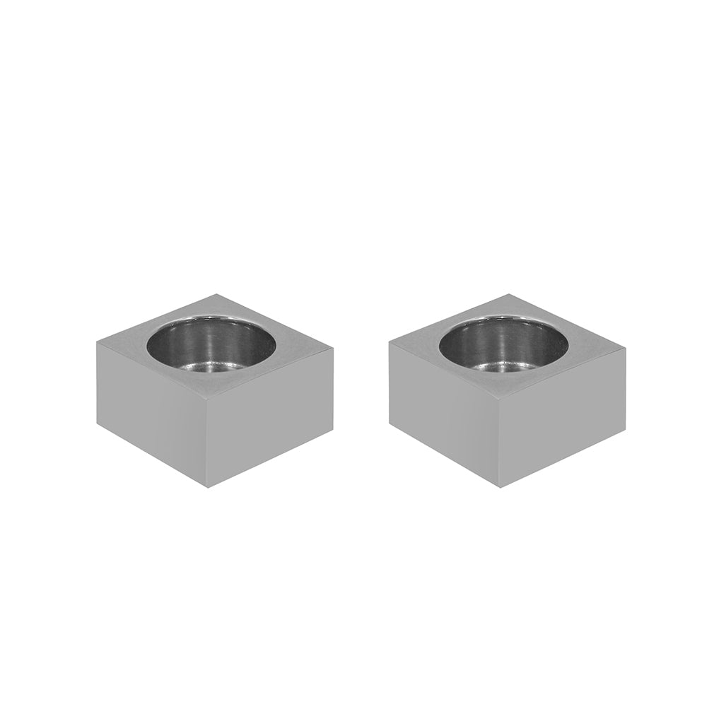 Pack Of 2 Tea Light Holder, Steel Candle Holder