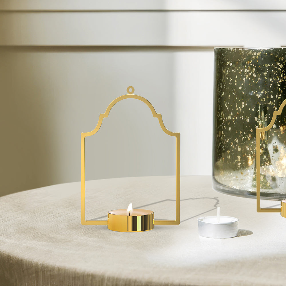 Pack Of 1 Candle Holder, Steel Tealight Holder