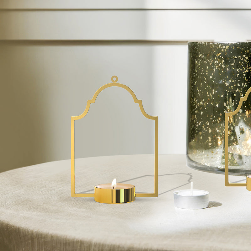 Pack Of 1 Candle Holder, Steel Tealight Holder