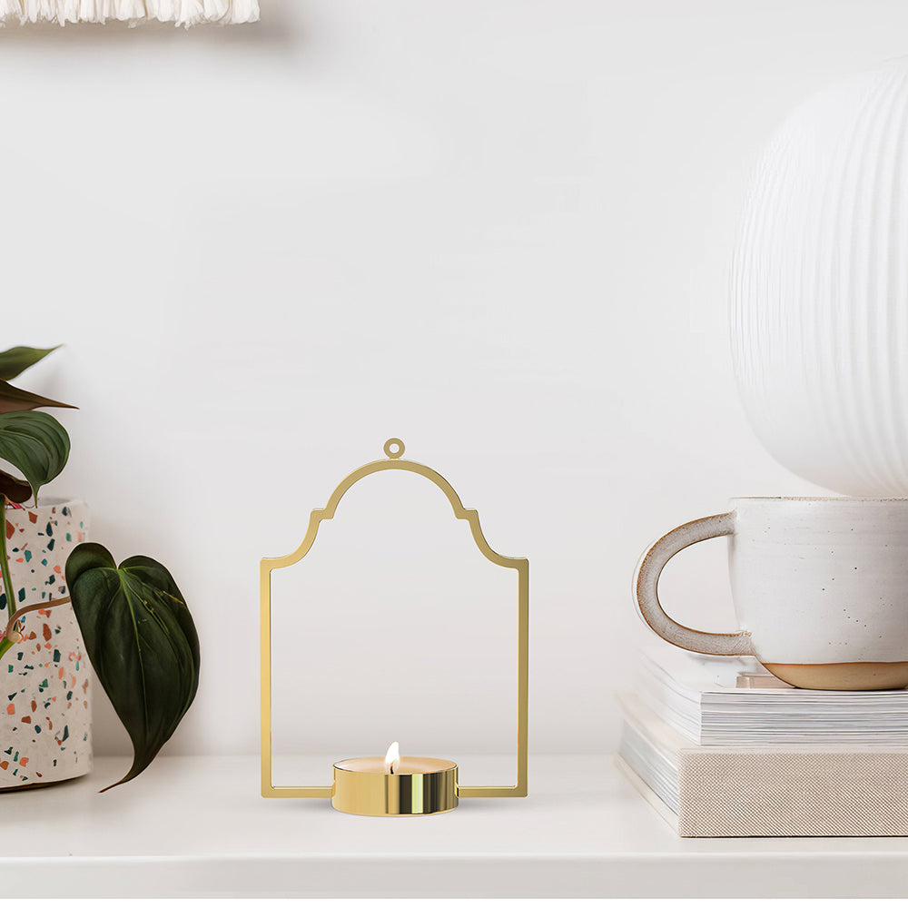 Pack Of 1 Candle Holder, Steel Tealight Holder