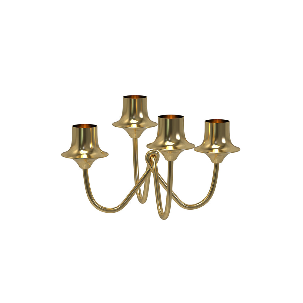 Candle Holder, Steel Tealight Holder, Holds 4 Candles