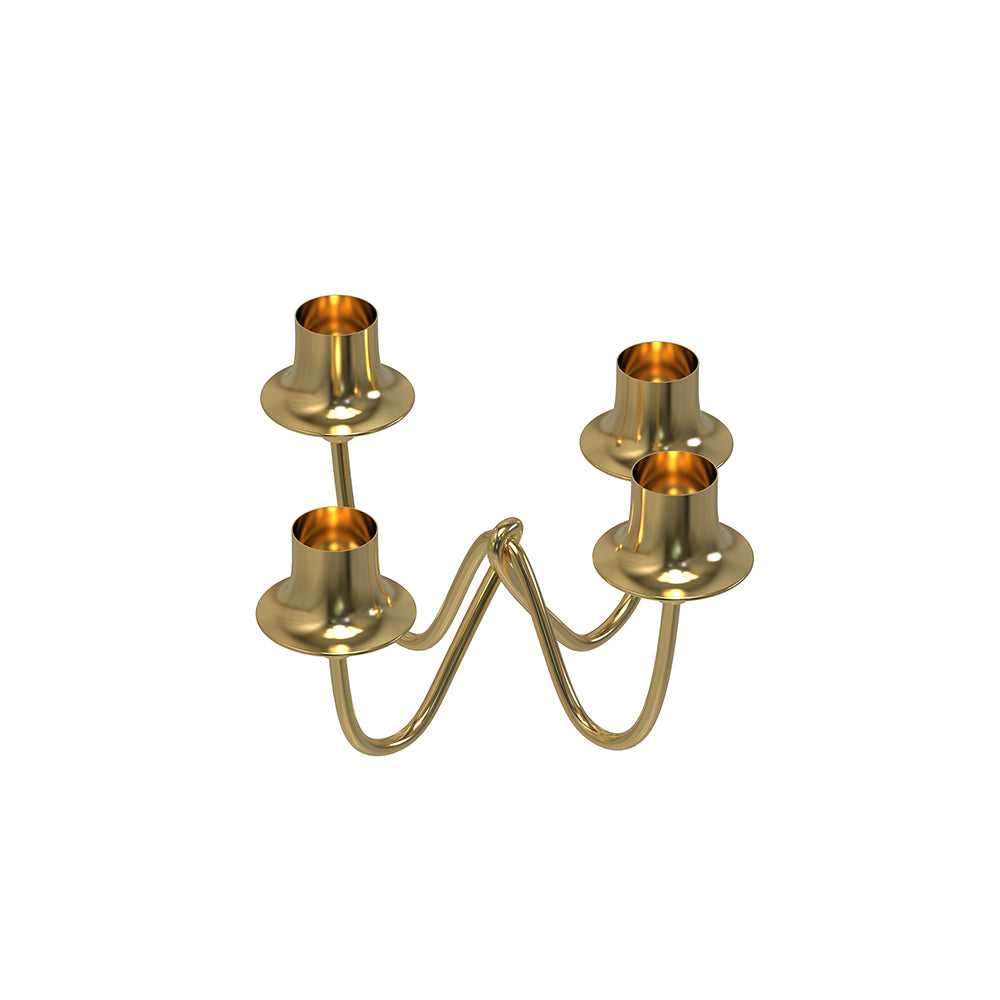 Candle Holder, Steel Tealight Holder, Holds 4 Candles