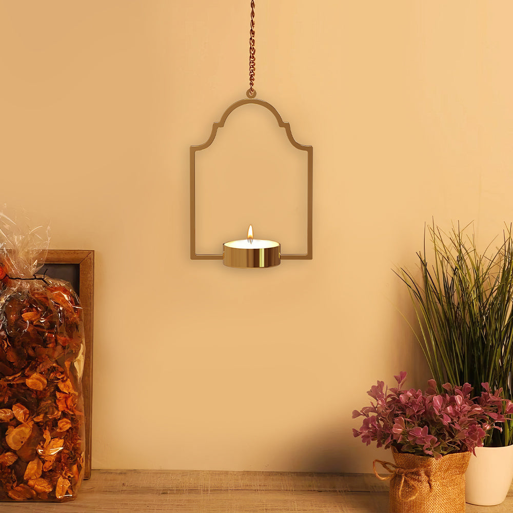 Pack Of 1 Candle Holder, Steel Tealight Holder