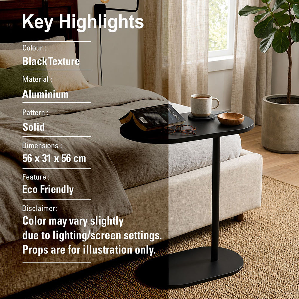 Elan Metal Laptop Table - Black