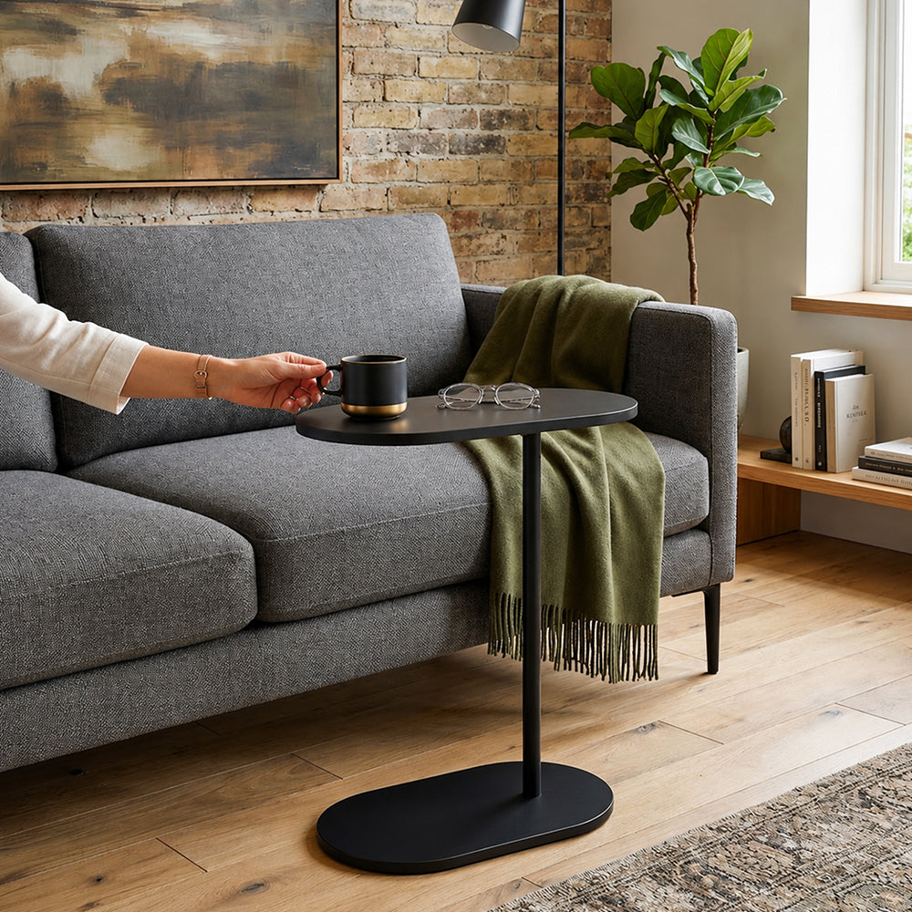 Elan Metal Laptop Table - Black