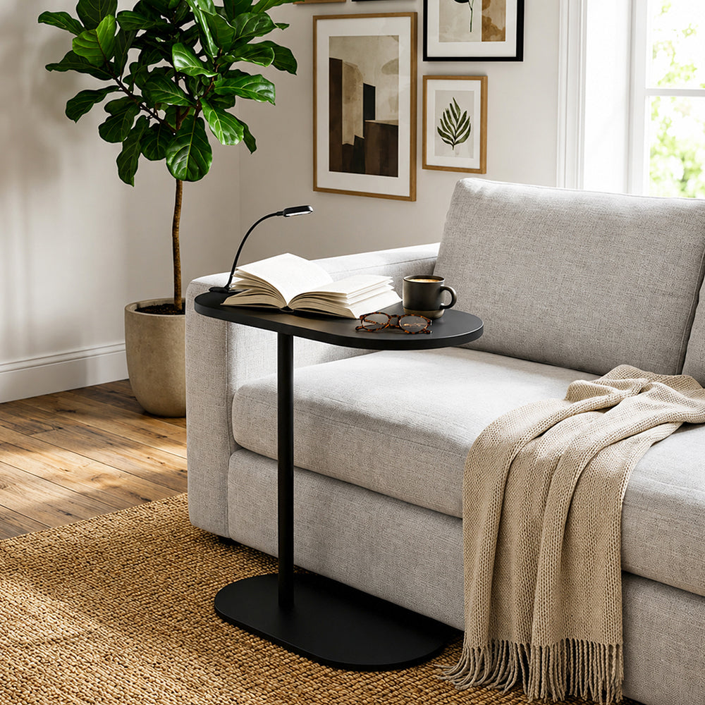 Elan Metal Laptop Table - Black