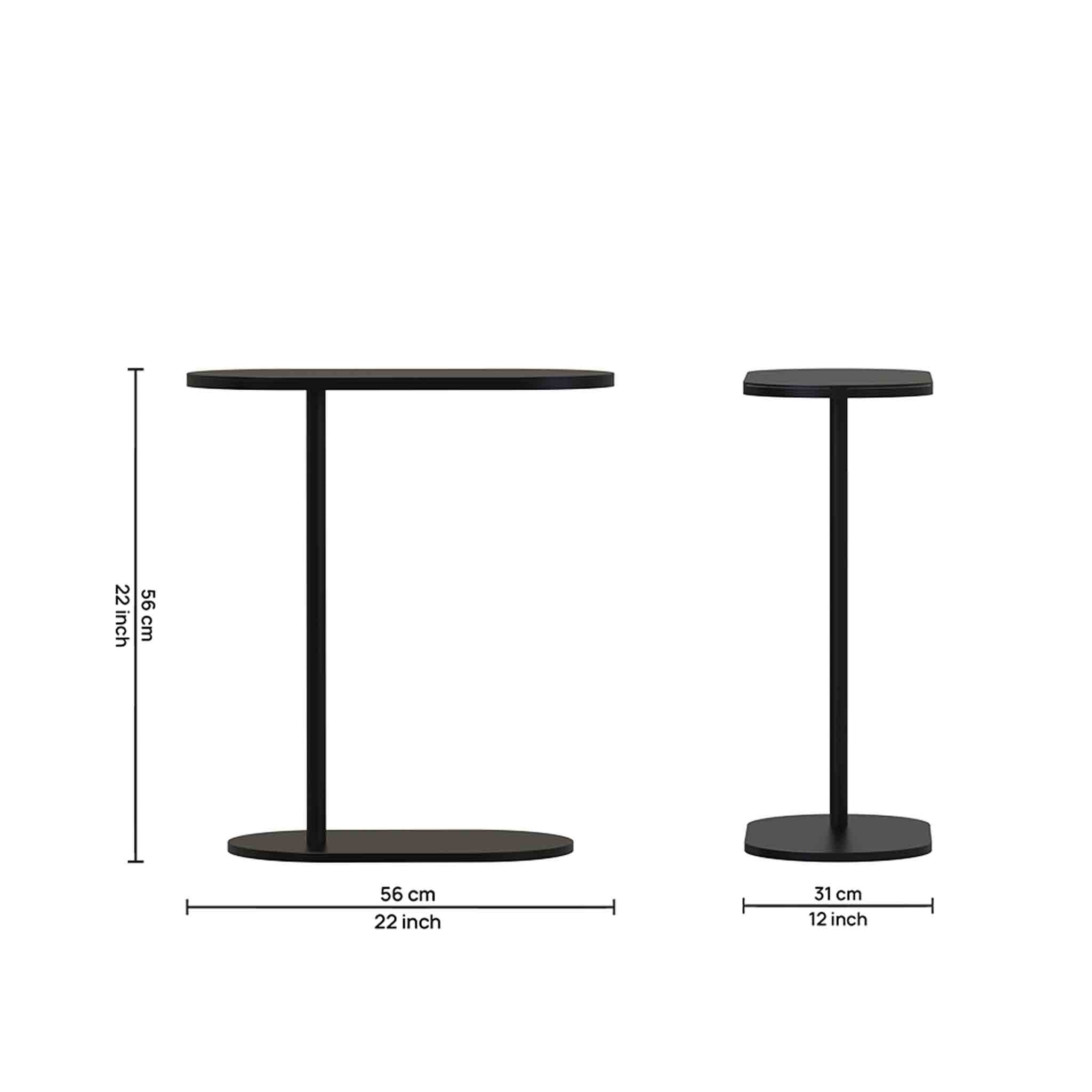 Iron Side Table for Home & Office Décor