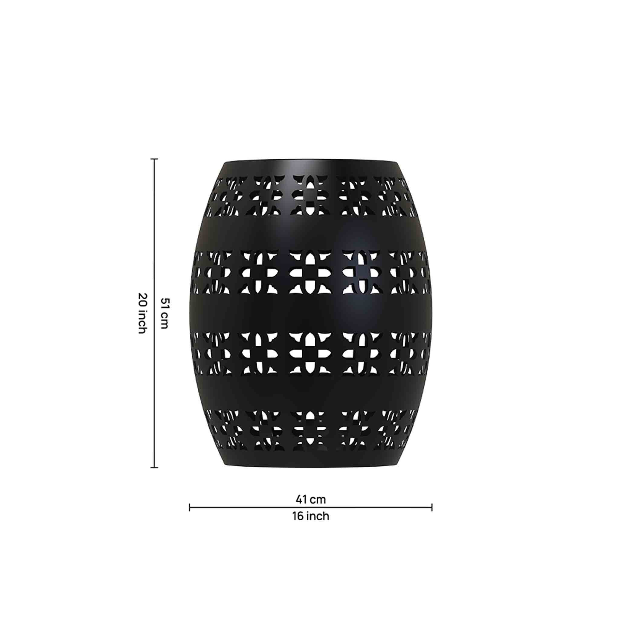 Iron Side Table (Round) For Indoor-Outdoor, Home & Office