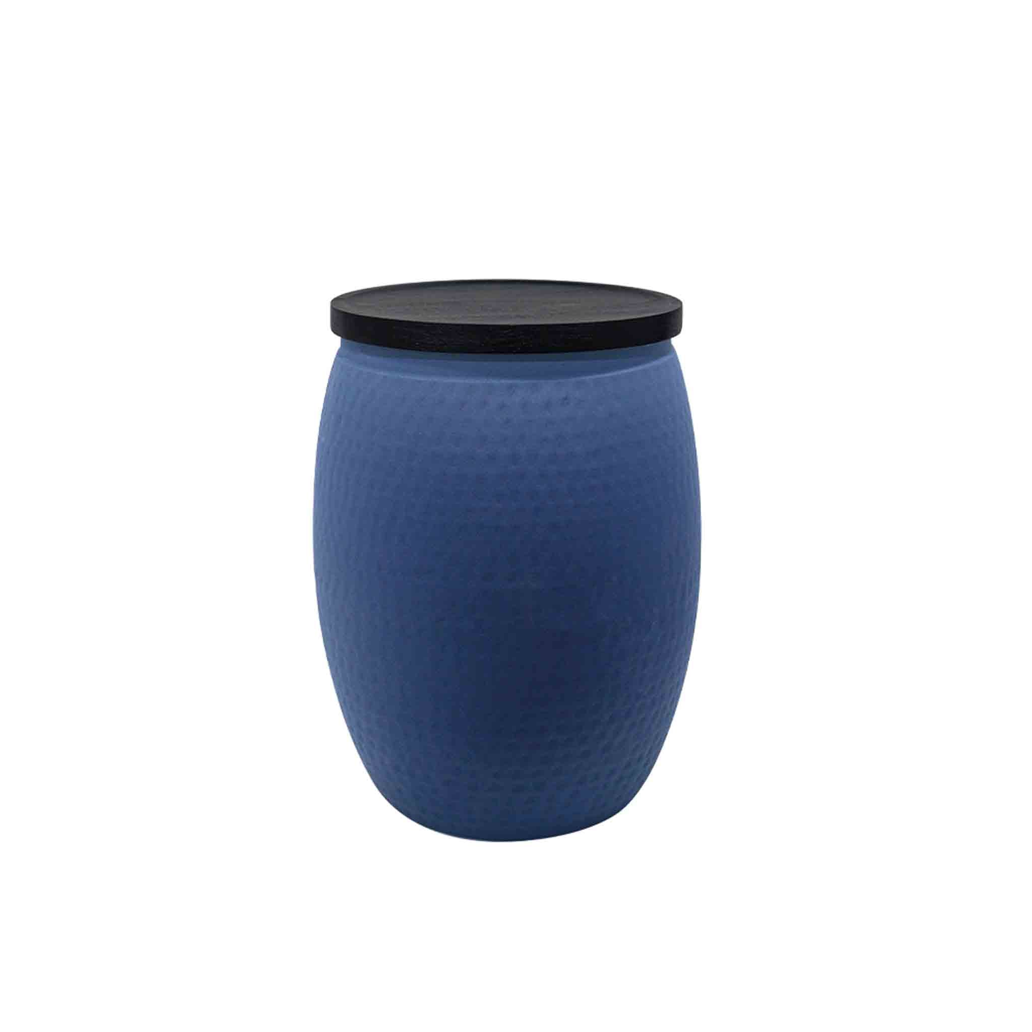 Iron Side Table (Round) With Wooden Top For Indoor-Outdoor, Home & Office