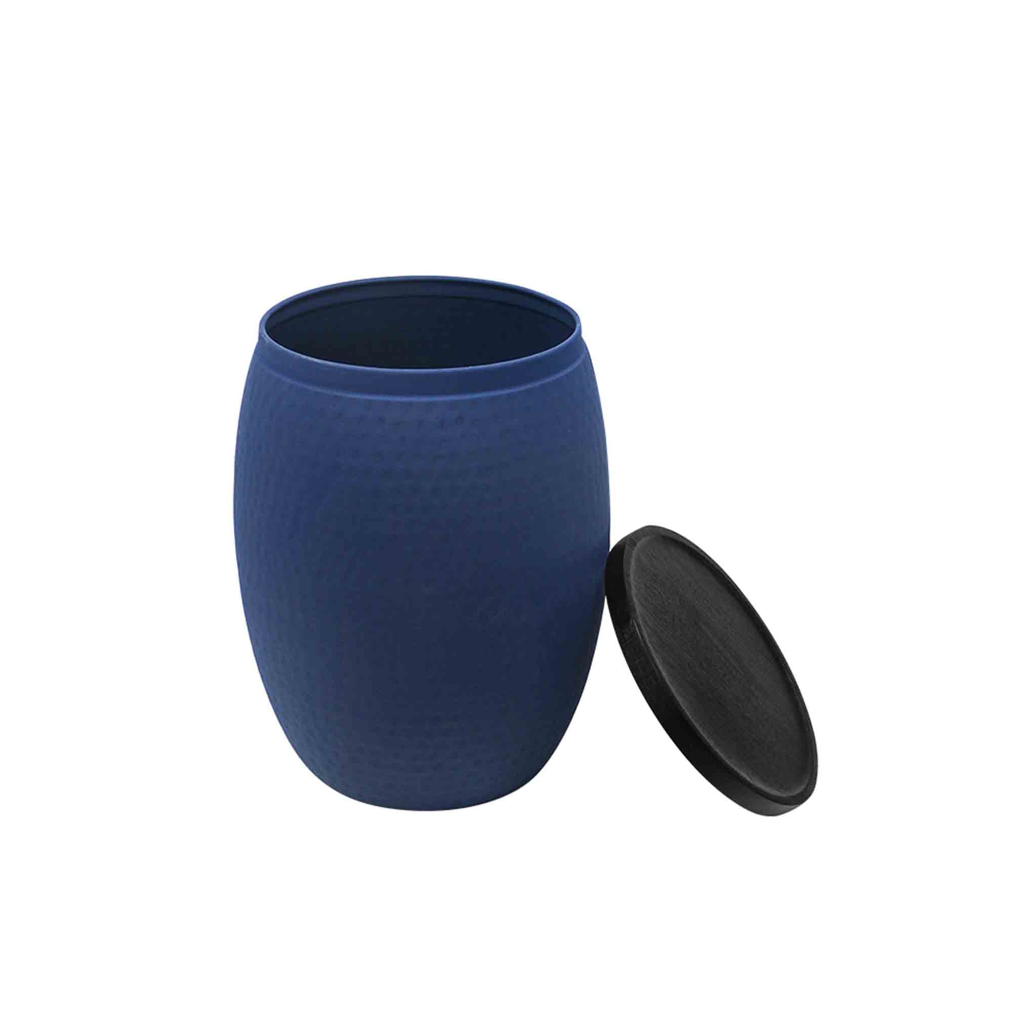 Iron Side Table (Round) With Wooden Top For Indoor-Outdoor, Home & Office