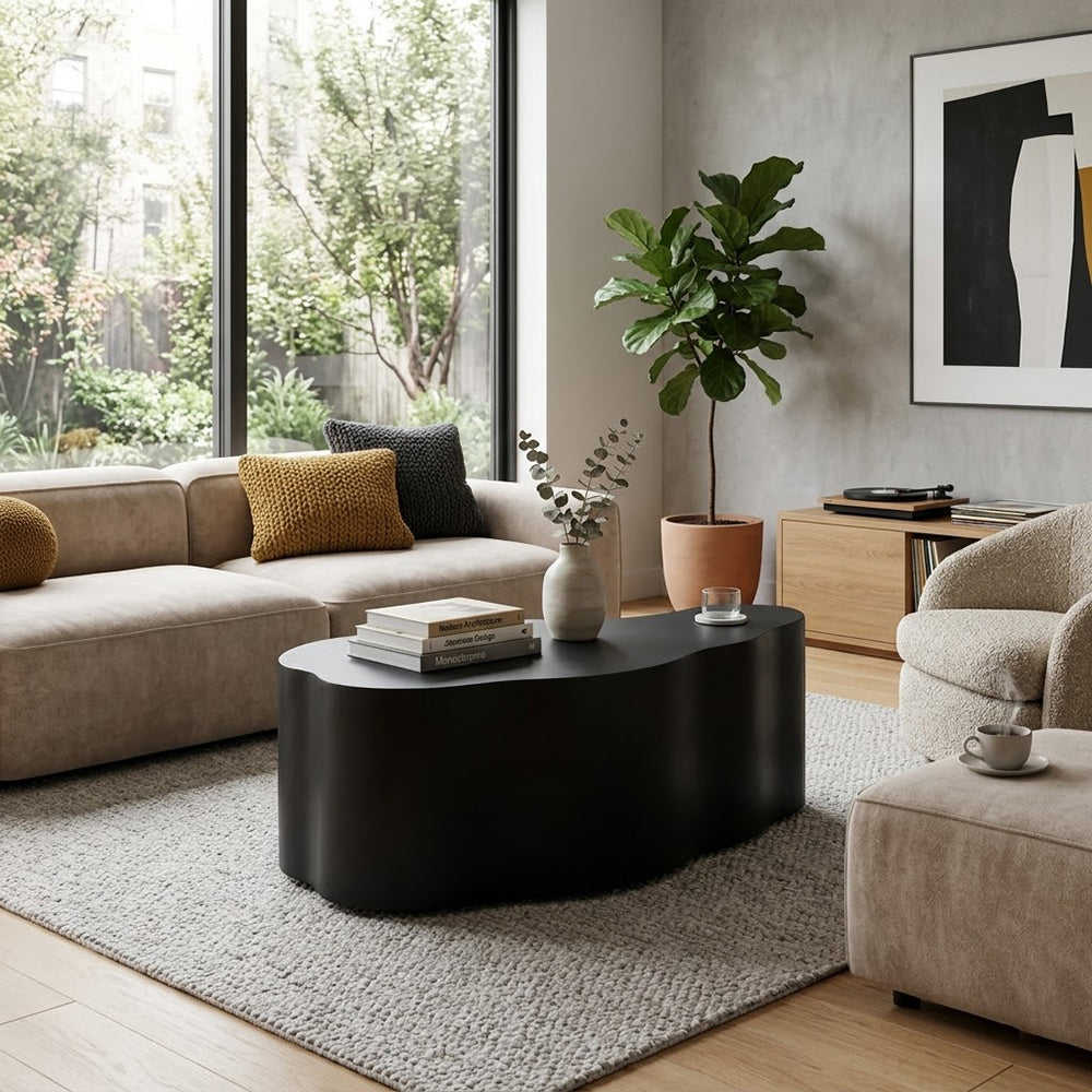 Echo Metal Coffee Table - Black
