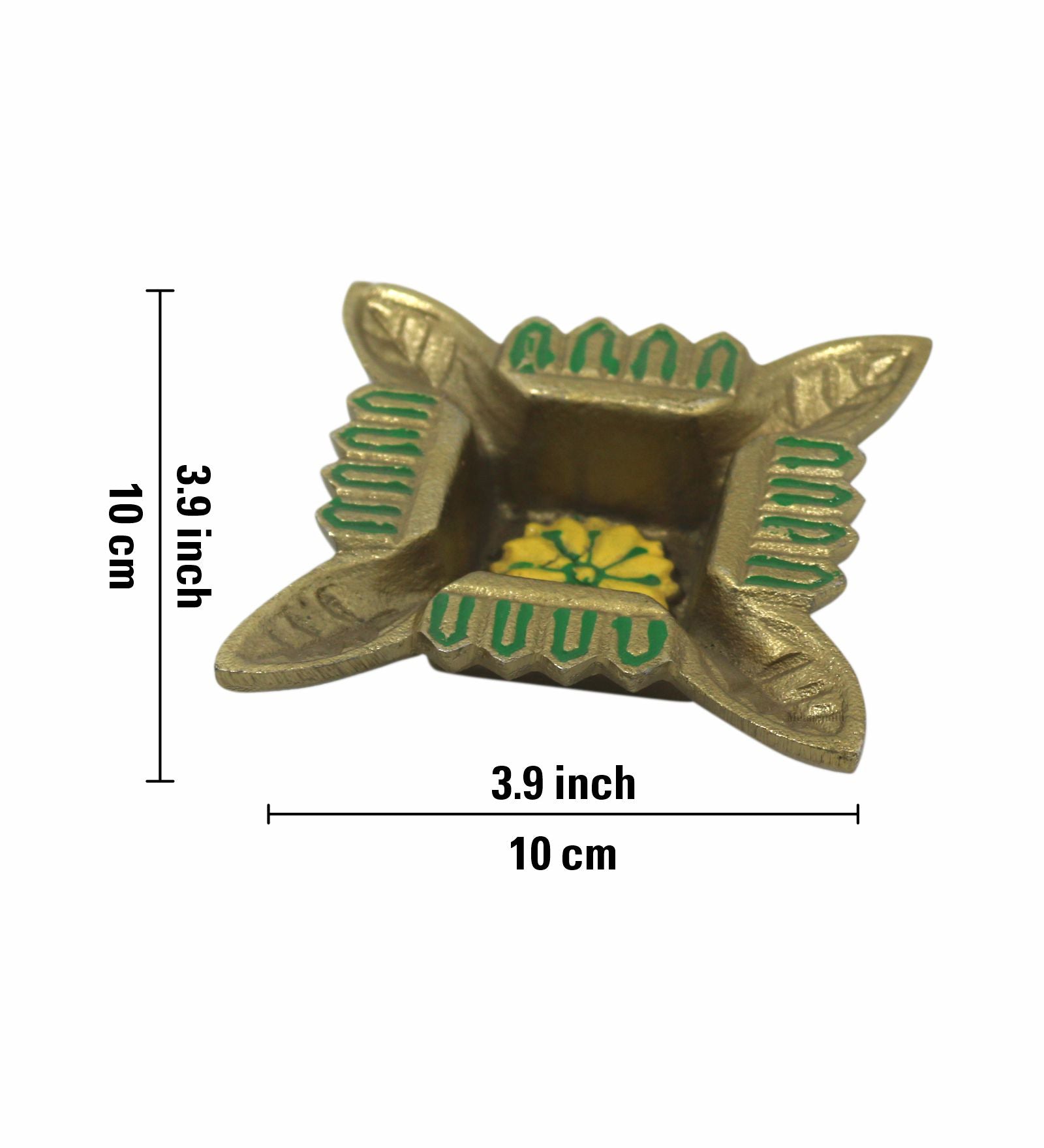 Pack Of 2 Aluminium Diyas For Pooja And Gift