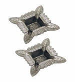 Pack Of 2 Aluminium Diyas For Pooja And Gift