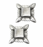 Pack Of 2 Aluminium Diyas For Pooja And Gift