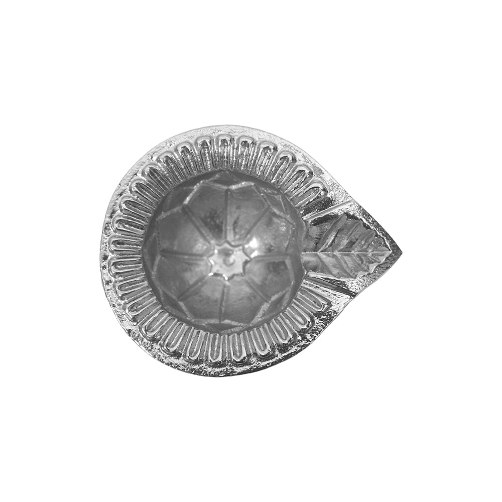 Pack Of 4 Aluminium Diyas For Pooja And Gift