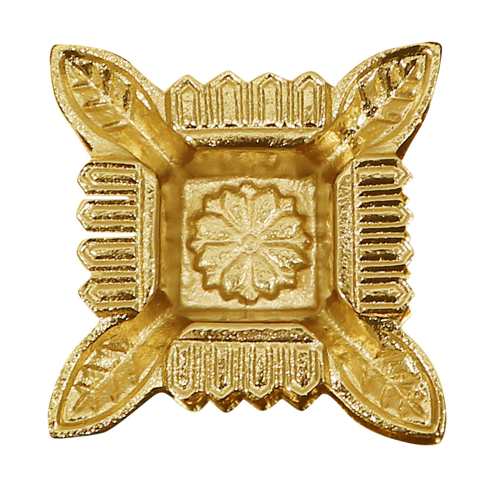 Aluminium Diya With Plate For Pooja And Gift