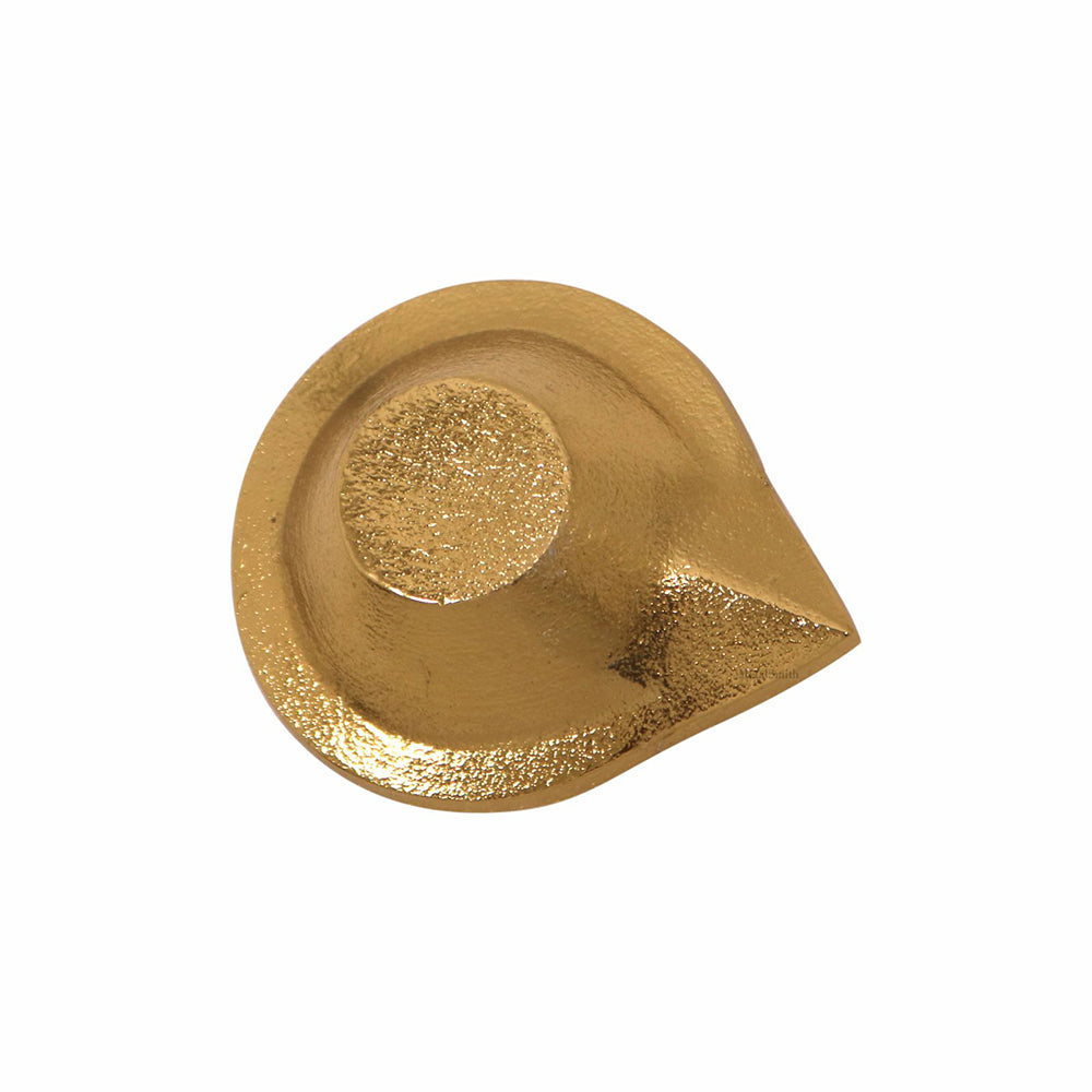 Aluminium Diya With Kumkum Box And Plate For Pooja And Gift