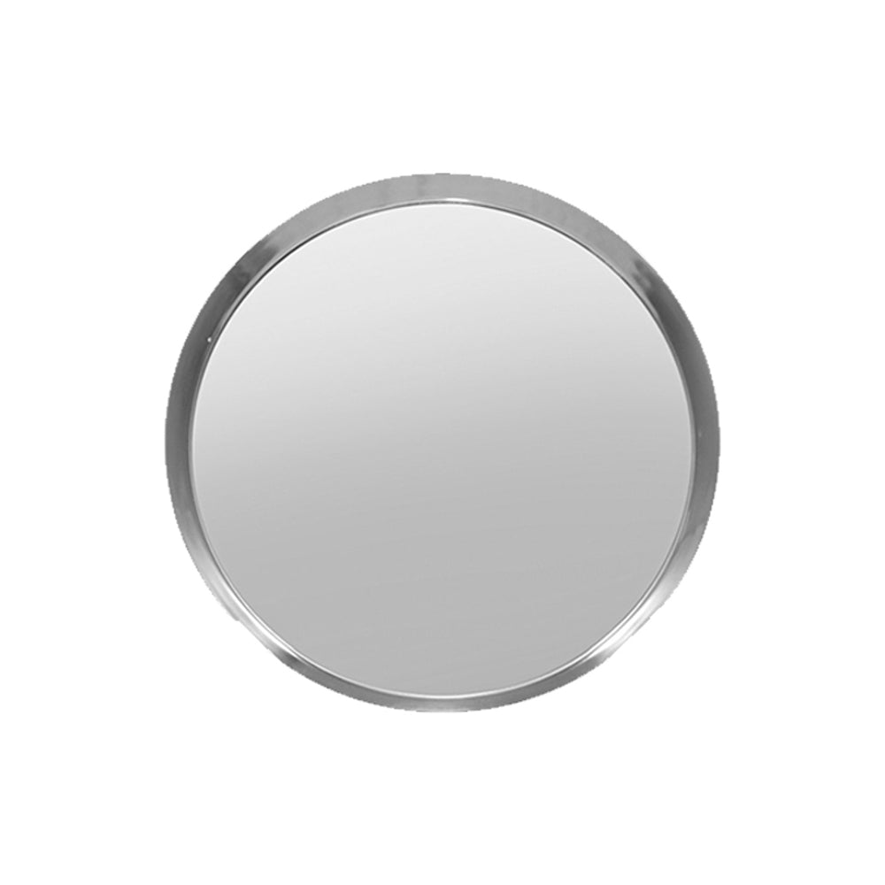 Metal Diya With Plate - Silver
