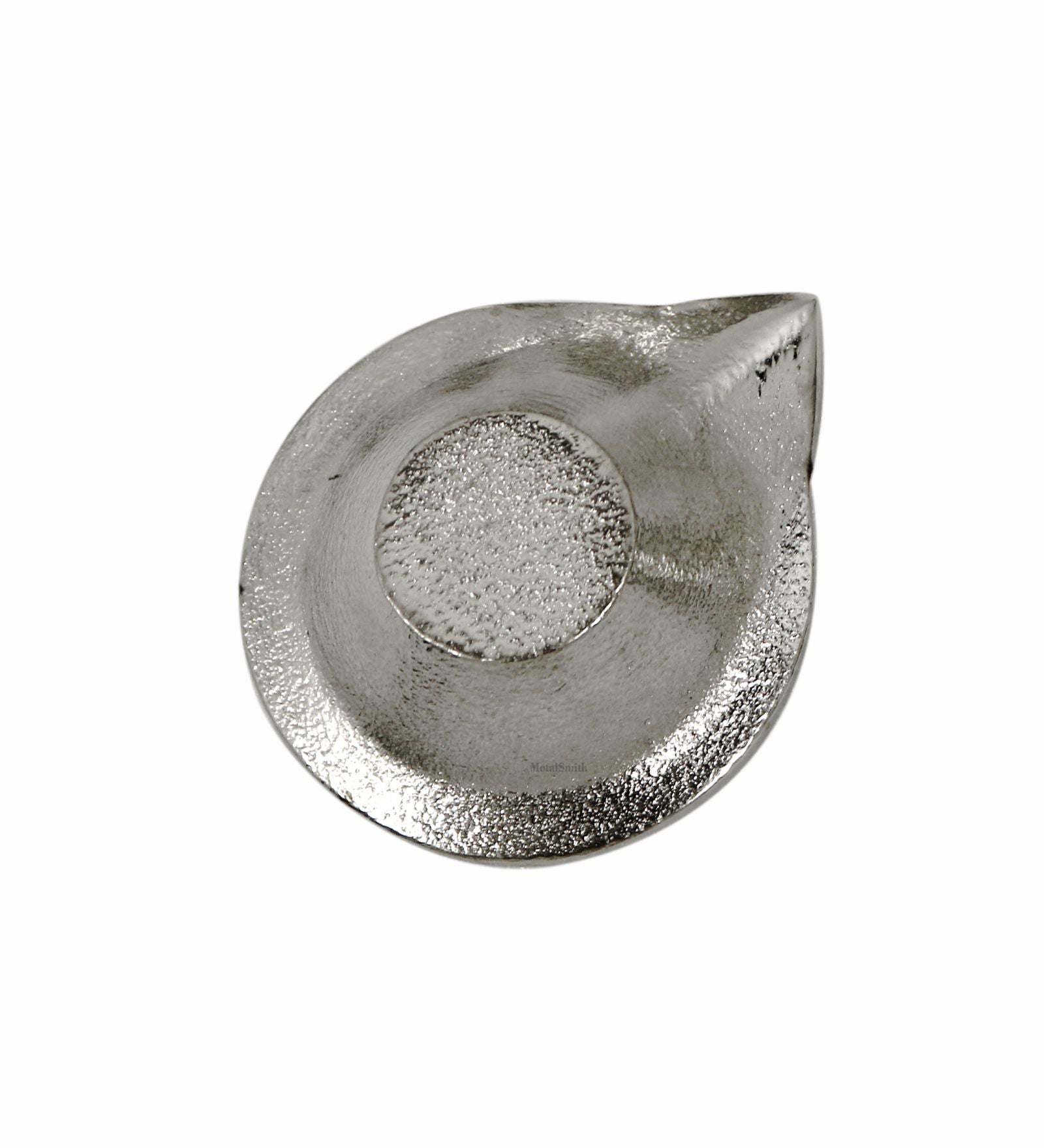 Aluminium Diya With Plate For Pooja And Gift