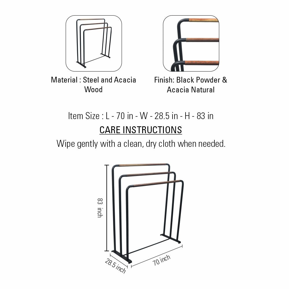 Stainless Steel Portable Towel Stand