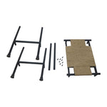 Iron Stool Hand Knitted with Jute