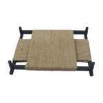 Iron Stool Hand Knitted with Jute