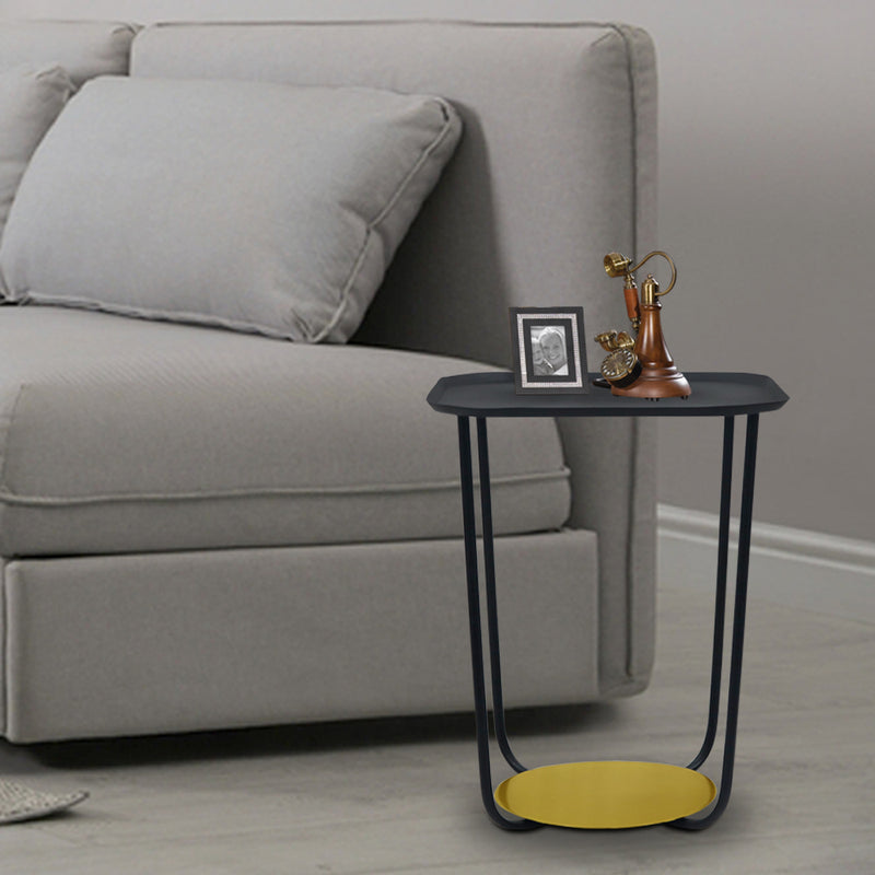 Alvik Metal Side Table - Black