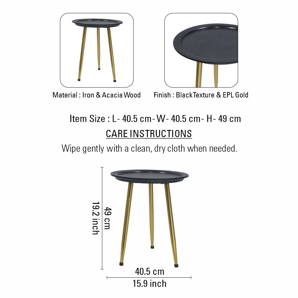 Wooden Side Table For Living Room, Bedroom, Kitchen, Home, Balcony And Office