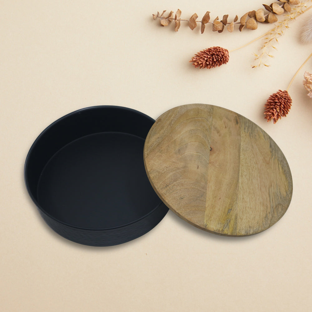 Wooden Utility Box with Lid