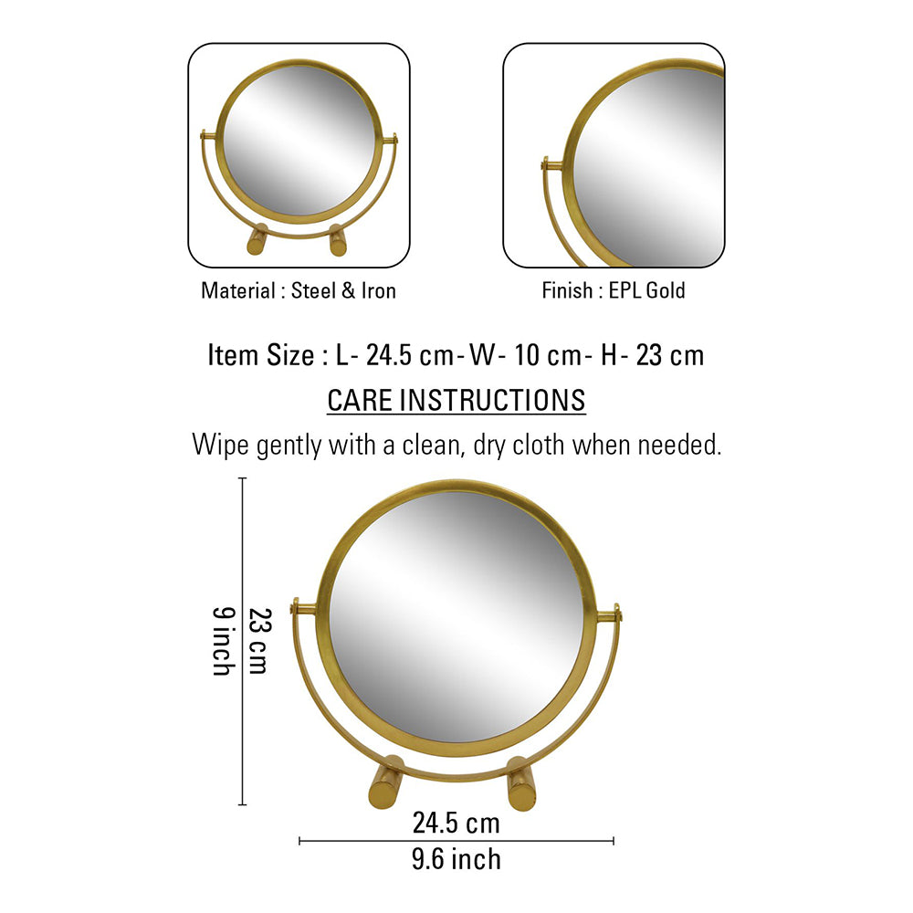 Metal Vanity Mirror for Home Décor