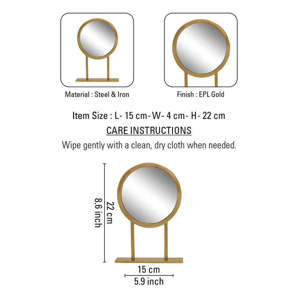 Metal Vanity Mirror for Home Décor