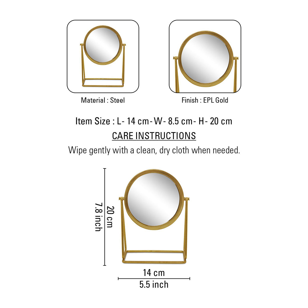 Metal Vanity Mirror for Home Décor