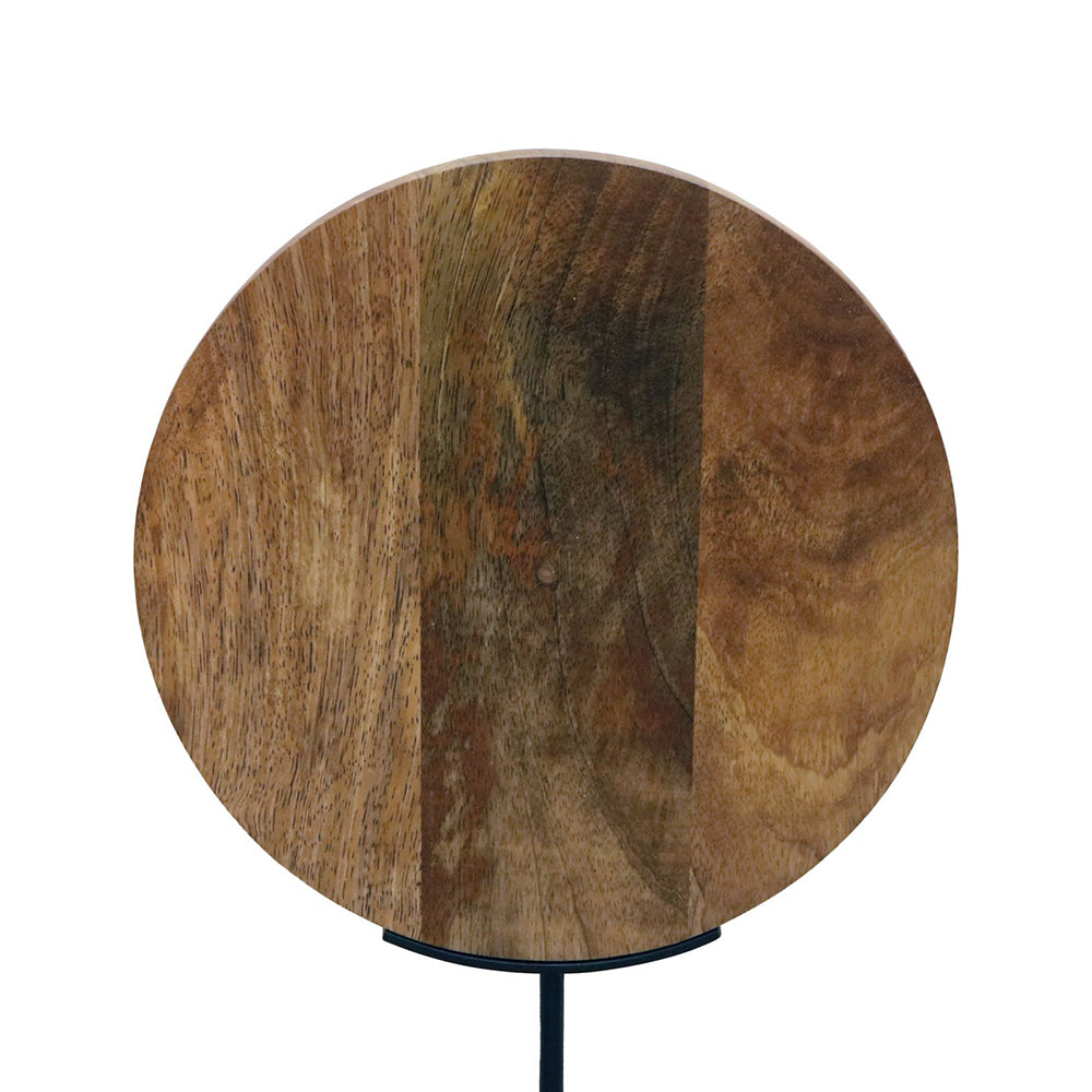 Metal & Wooden Vanity Mirror for Home Décor