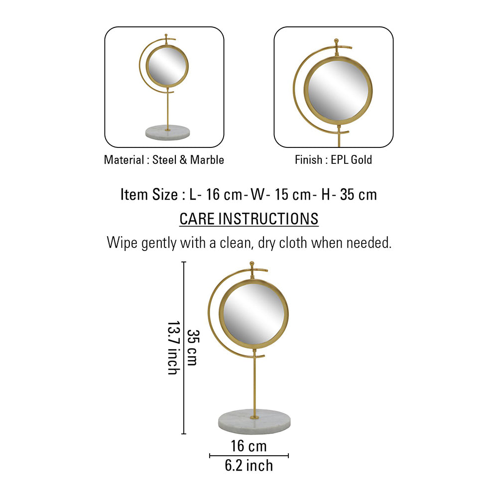 Metal Vanity Mirror for Home Décor