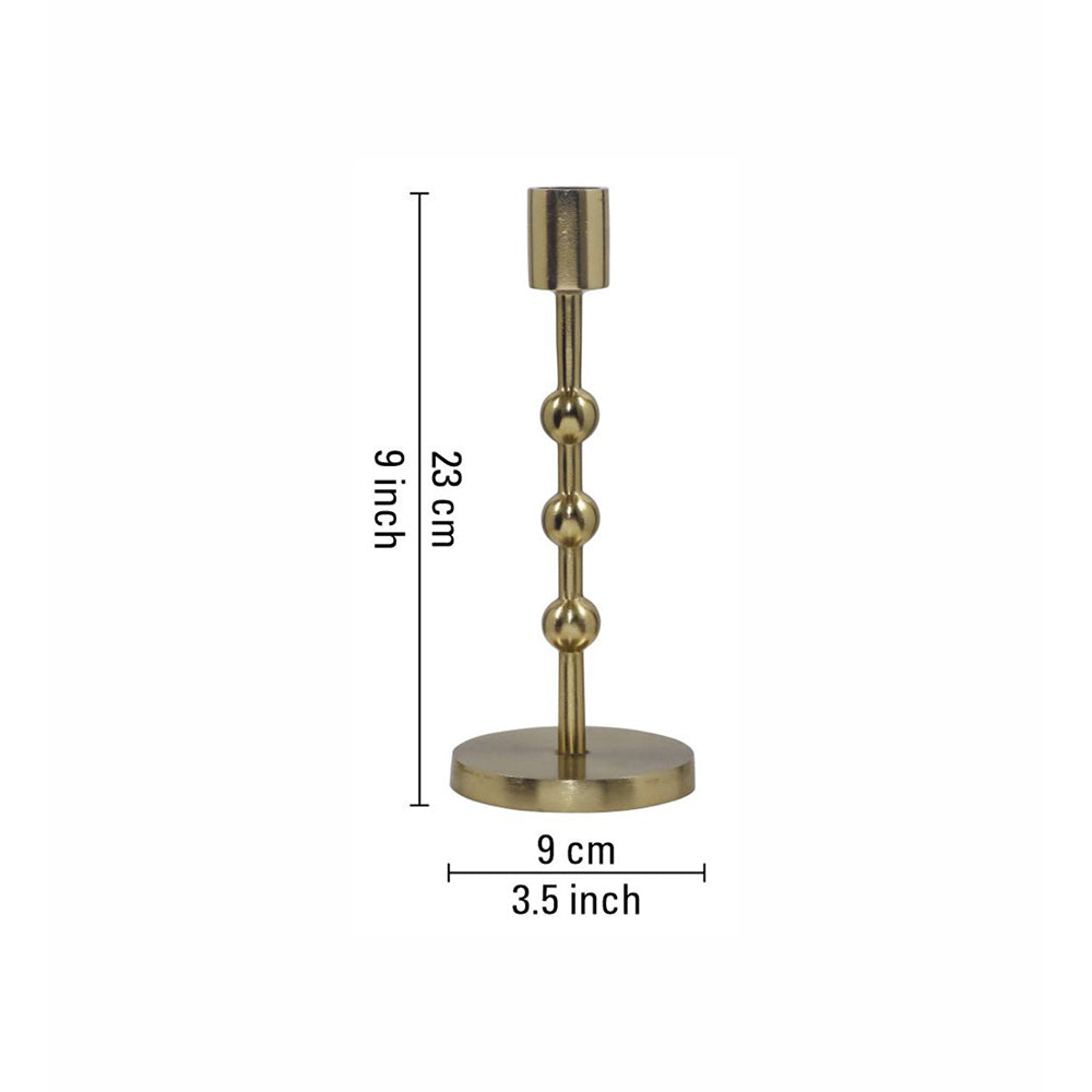 Metal Candle Holder - Gold