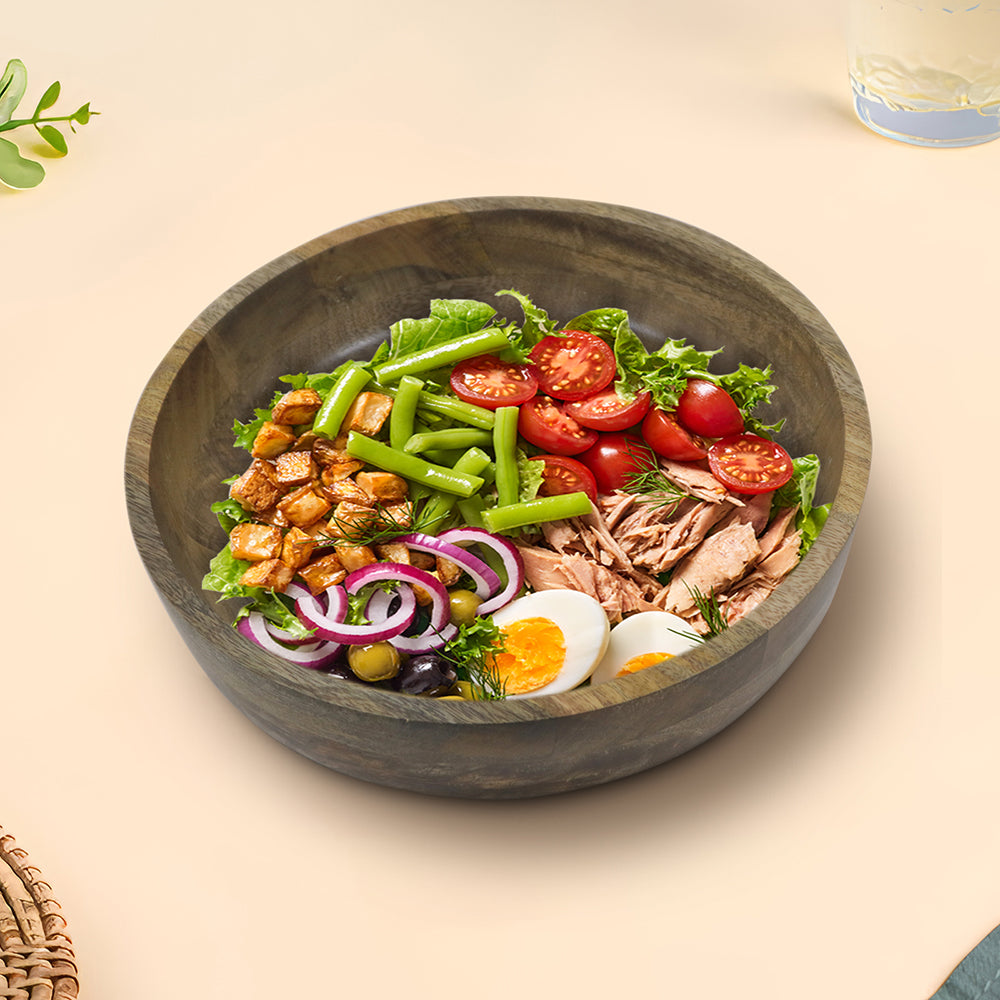 Wooden Serving Bowl For Home & Office Décor