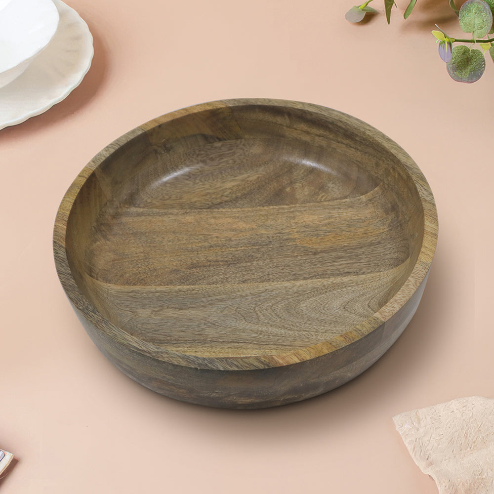 Wooden Serving Bowl For Home & Office Décor