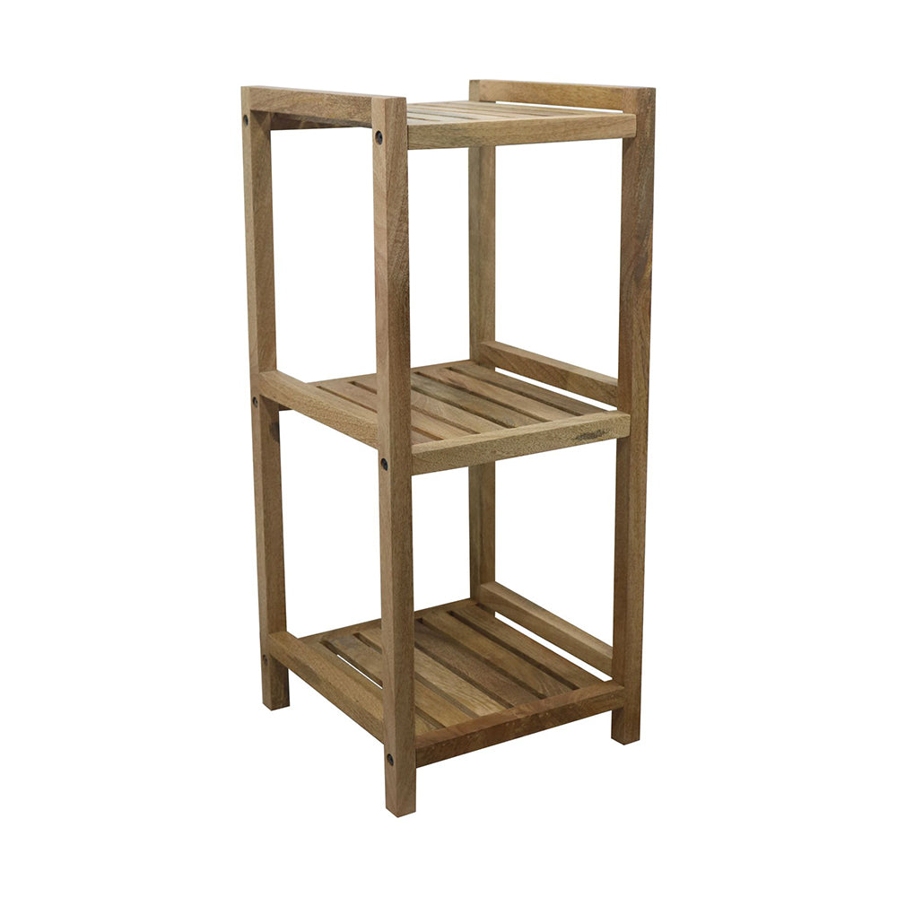 Wooden Storage Rack, Small - Natural