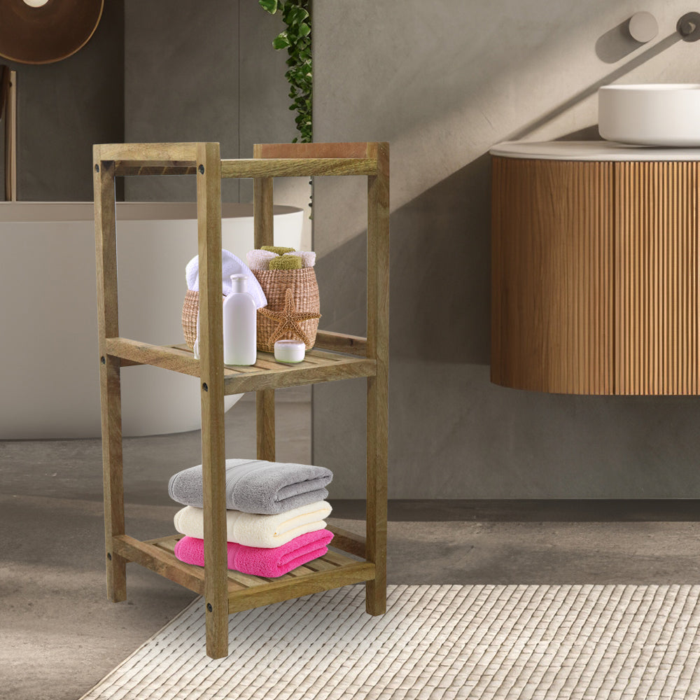 Wooden storage kitchen rack