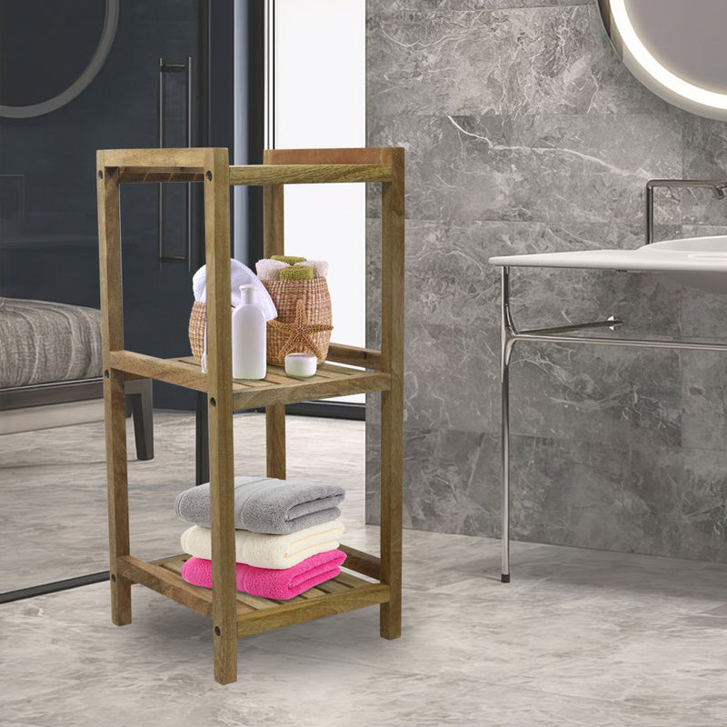 Wooden storage kitchen rack