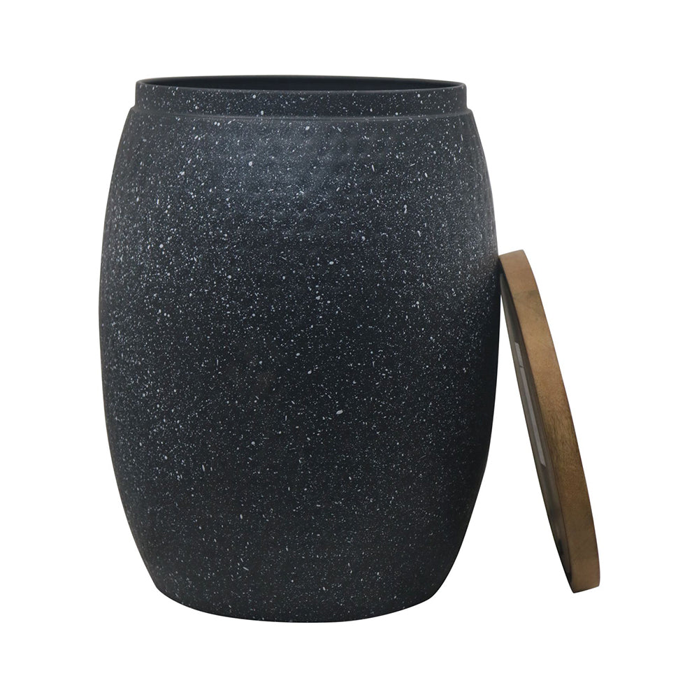 Iron Hammered Design Storage Side Table For Home, Kitchen And Office